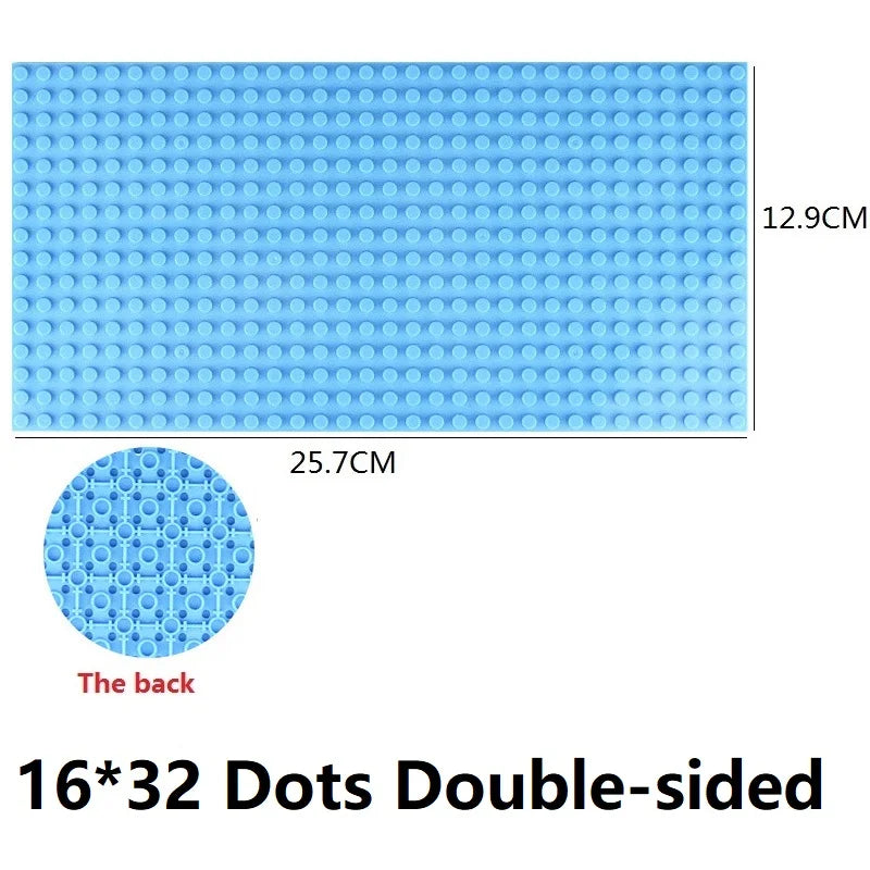 Single Double Sided Classic Base Plates Blocks Plates  32x32 16x16 16x32 Dots DIY Simulated scene Building block base Toy
