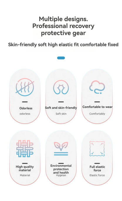 AOLIKES 1PCS Hot and Cold Relief Gel Knee Sleeve,Heat or Ice Therapy for Knee Relief,Contoured Hydrogel Design for Comfort