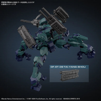 Bandai Genuine 30MM ARMORED CORE VI NIGHTFALL STEEL HAZE BD-011 MELANDER Liger Tail CC-2000 ORBITER Anime Figure Assembly Model