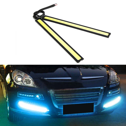 2pcs 17cm Universal Waterproof Daytime Running Lights COB Fog Lamp Car Styling Led Day Light DRL Lamp Fog Bar Lamp Strip Lights