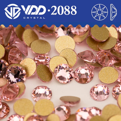 VDD SS16-SS30 High Quality AAAAA 2088 Rhinestones Crystal Flatback 8 Big 8 Small 16cut Stones For DIY Crafts Nail Art Decoration