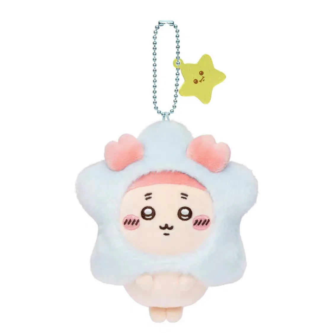 Star Wish Series Plush Keychain – Cute Usagi Hachiware Flying Squirrel Stuffed Toy Five-Pointed Star Pendant Gift