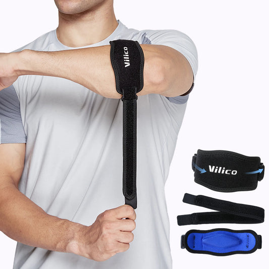 1/2 PCS Elbow Protection Strap Elbow Soft Cushion Support Strap Knee Support Basketball Tennis Badminton Epicondylitis Elbow Pad