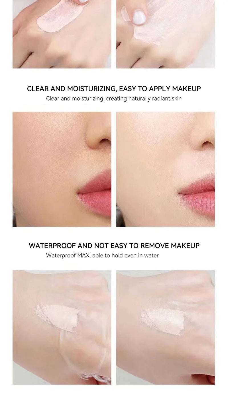 The liquid foundation is light, matte, naturally brightening, and does not come off makeup. The natural complexion is frosty,