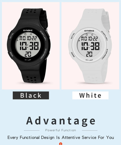 Outdoor Sport Watch Men Alarm Chrono Clock 5Bar Waterproof Military Watches LED Display Shock Digital Watch Thin Design
