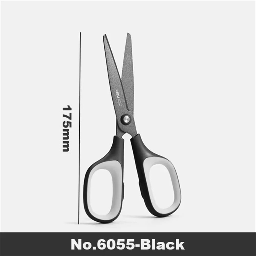 1/2Pcs 210/175mm Black Stainless Steel Scissors Business Office Stationery Home Tailor Shears Kitchen Knife Cutter Cutting