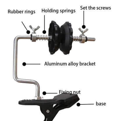 JSFUN Fishing Line Spooler for Baitcasting Spinning Reel Portable Fishing Line Winder Machine Reel Spooler Fishing Tackle Tools
