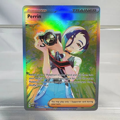 PKM Proxy Foil Cards Classic Game Collection Cards Mina Carmine Nita Dana Evelyn Whitney Perrin PTCG Proxy Cards Trainer/support