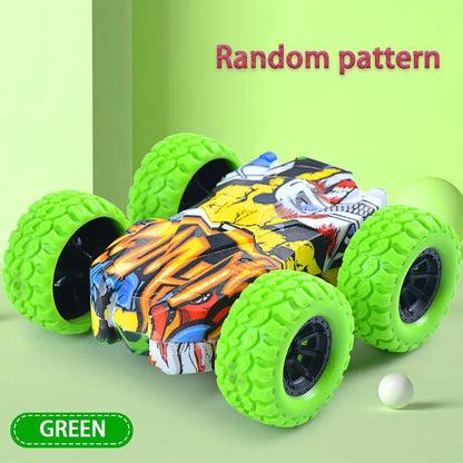 Children's Toy Car Fun Double-Sided Car Inertial Safety Anti-Collision Anti-Fall Kids Model Sliding Off-Road Vehicle