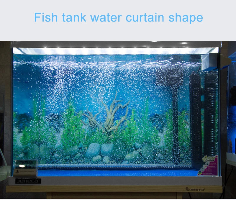 Aquarium Air Pump Oxygen Air Bubble Tube Aerator for Fish Tank Waterscape Bendable Air Stone Pipe Strip Diffuser Accessories