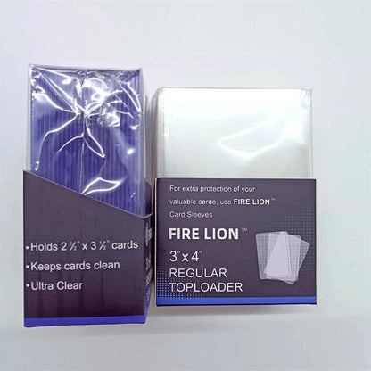 25PCS Toploader Card Sleeve 35PT Top Loader Card Protector for PKM 3” X 4“ Standard Size Rigid Hard Card Holder for MTG TCG Card