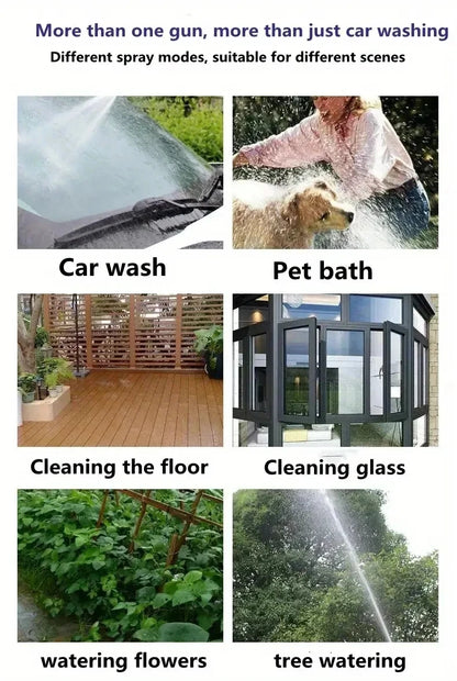 High Pressure Spray Water Gun Washing Garden Watering Hose Nozzle Sprinkler Car Cleaning Wash Tool Kits Auto Washer Guns