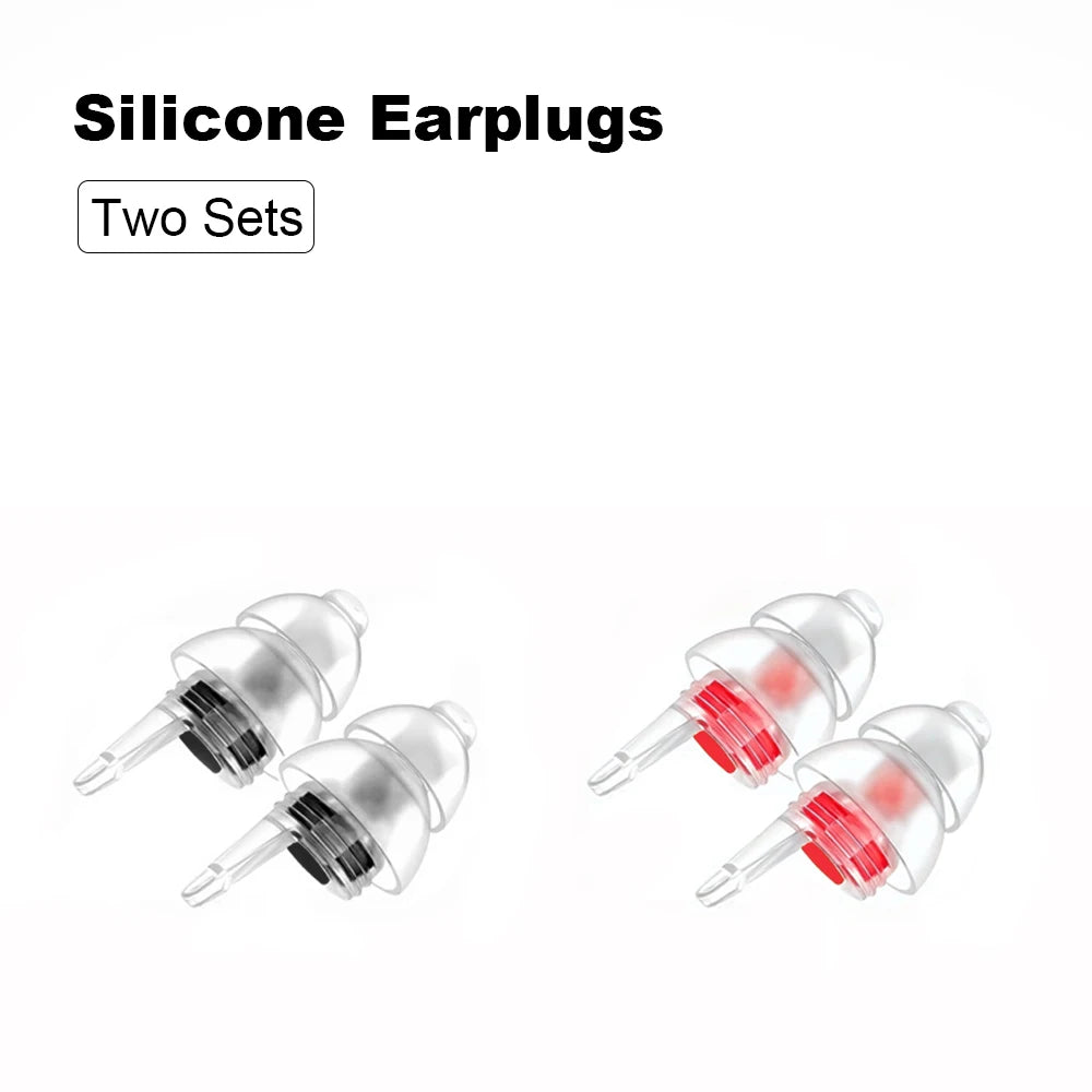 HUAK High Fidelity Silicone Ear Plugs for Noise Cancelling Washable Reusable Musicians Motorcycles Sleeping Work, Study, Swim
