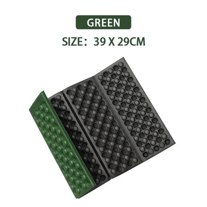 Honeycomb Massage Mat 6-Fold XPE Cushion Outdoor Hiking Camping Training Park Foldable Pillow Picnic Sitting Moisture-proof Pad