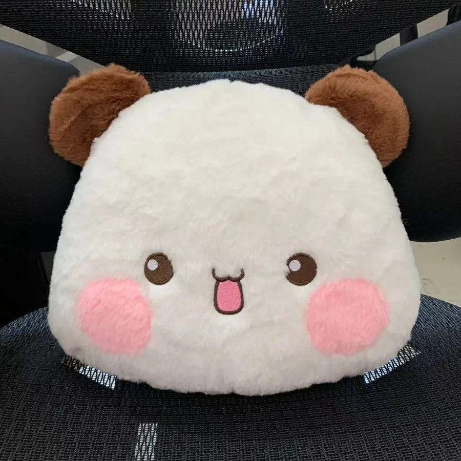 Bubu Dudu Plush Pillow Yier Panda Bear Dolls Lovely Cartoon Stuffed Soft Plushies Car Cushion Sofa Pillows Home Decoration