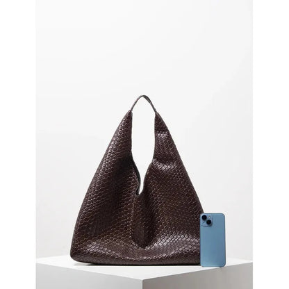 Minimalist Hobo Tote Bag for Women - Retro Elegant Large Capacity Shoulder Bag for Work, Travel & Daily Use