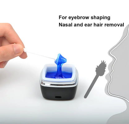 USB Wax Heater Machine Depilatory Waxing Beans Heater Nose Facial Wax Kit Depilatory Waxing Beans Heater For Men and Women