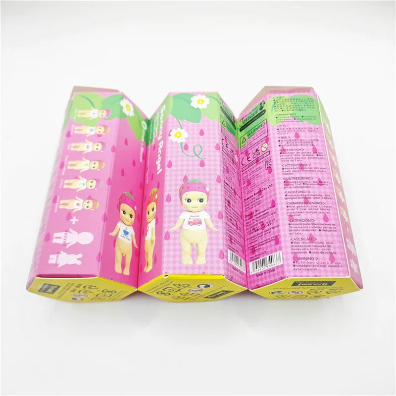 Sonny Angel Blind Box Toys Seoul Series Anime Action Figures Ornaments Strawberry Dolls Fans Children Christmas Birthday Gifts