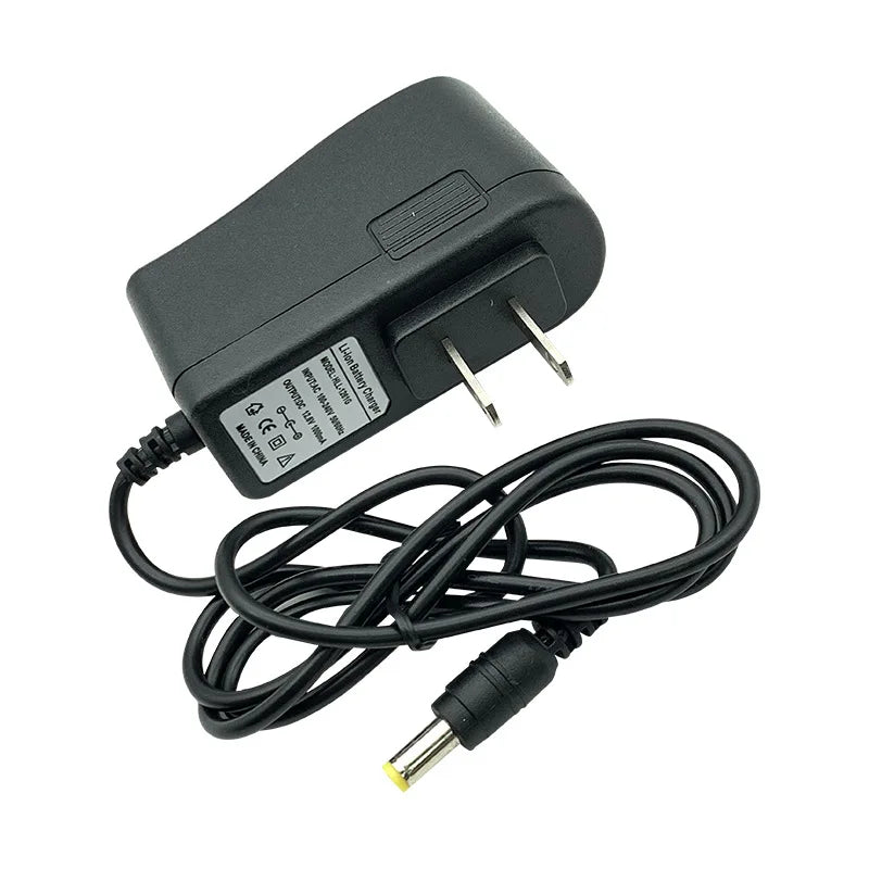 12.6V 3A Lithium Battery Charger 3 Series Lithium Battery 12V DC Battery Charger 5.5 X 2.5mm + AC Power Cable 50/60 Hz