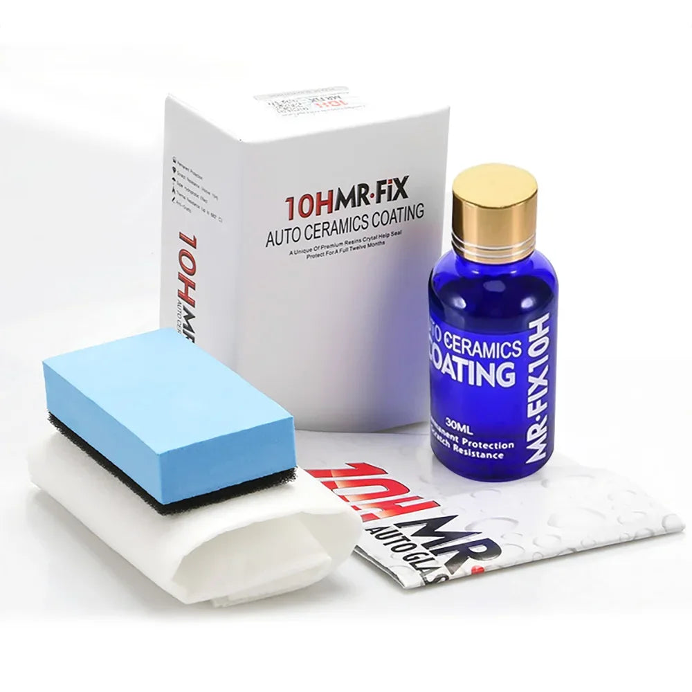 2Pcs 30ml 10H Anti-Scratch Auto Ceramic Glass Coat Liquid Hydrophobic Paint Care Polish Super Detailing Coating For Car Styling