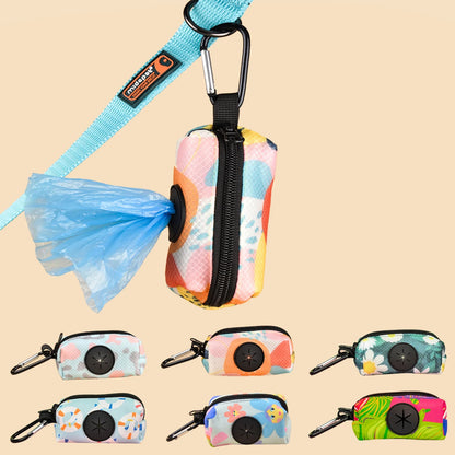1pcs Colorful Design Dog Poo Bag Holder Dispenser Durable Use For Dog Leash Attachment (Without Poo Bag And Leash)