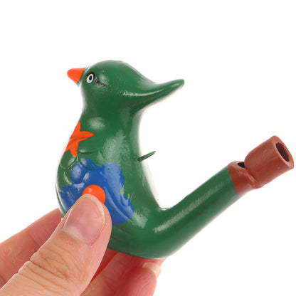 Coloured Drawing Water Bird Whistle for Kid Early Learning Educational Children Toy Musical Instrument Bathtime Musical Gift