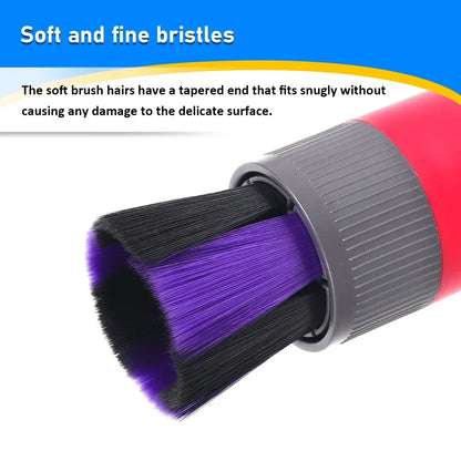 Traceless Dust Brush Part Fit for Dyson V7 V8 V10 V11 V15 Part Vacuum Cleaner Accessories Replacement Dusting Brush Attachment