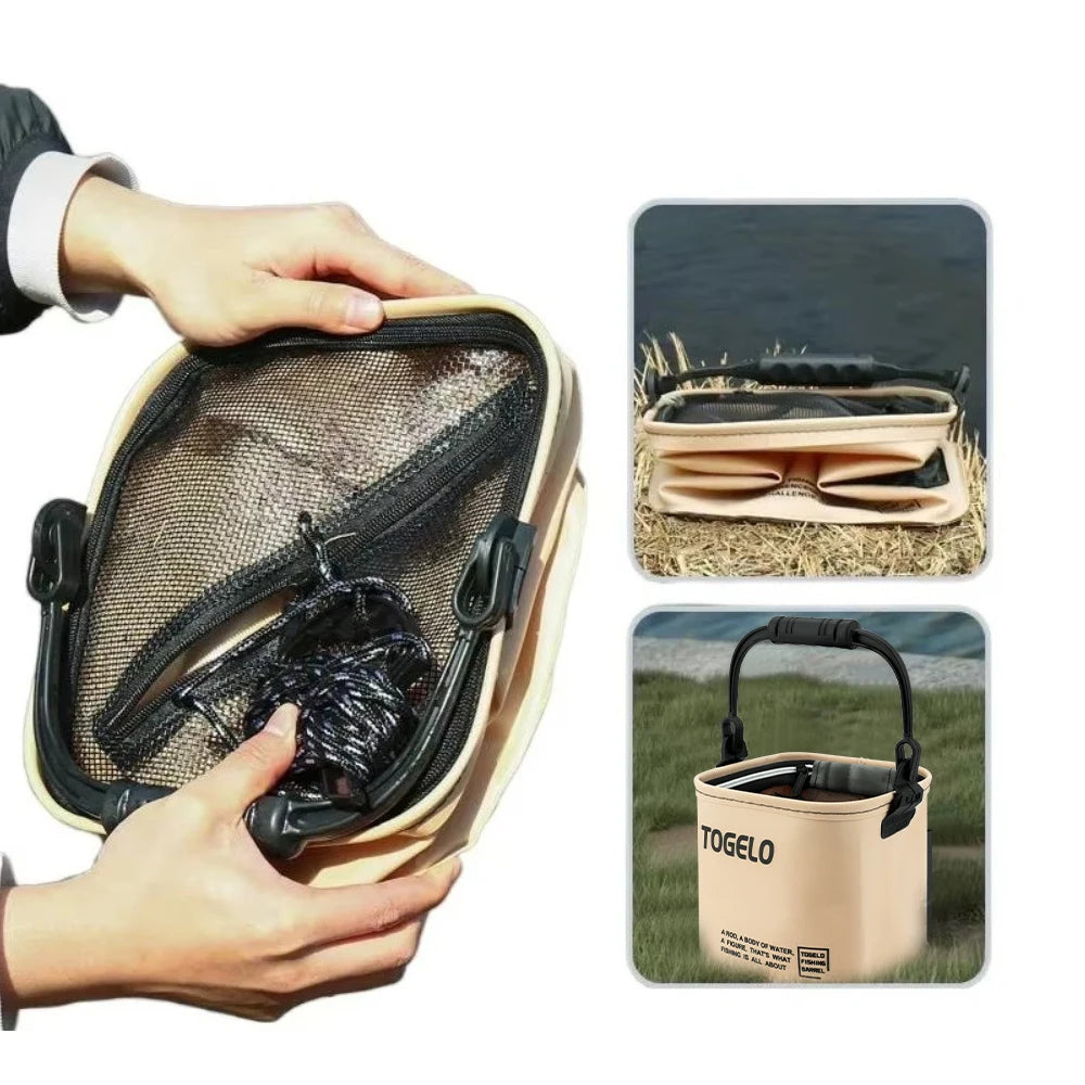 8L/13L Bucket All for Fishing Stuff Fishing Supplies New Accessorie Tackle Articles Accessory Suitcase Good Sports Entertainment