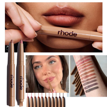 Brand Skin Peptide Lip Shape Pen Lip Liner Long Lasting Lip Tint Pencil Pen Makeup Lipstick Powder Blusher Gloss Makeup Lipliner
