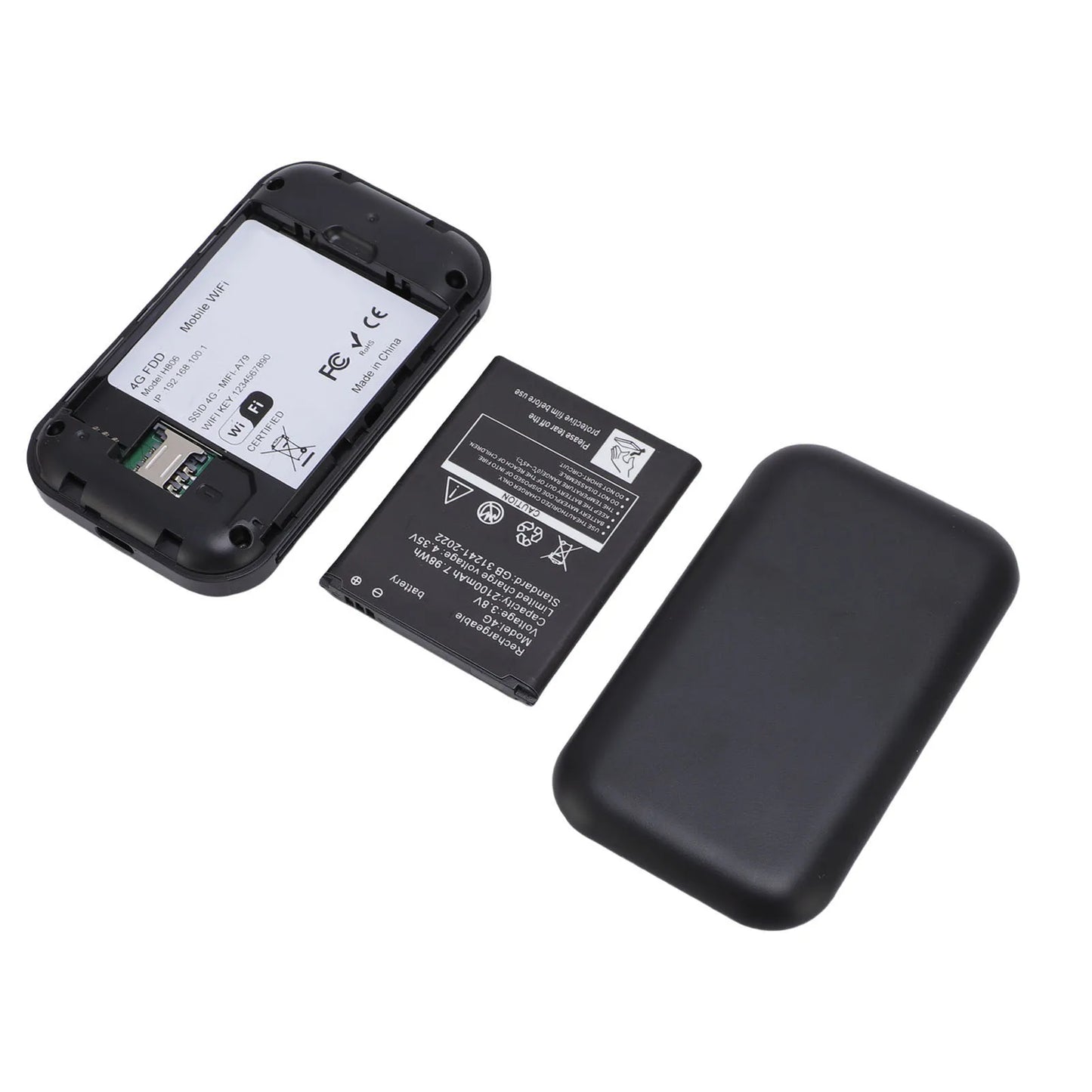 Mobile WiFi Router 2100mAh Battery Supports 10 Connected Devices 4G WiFi Hotspot 300Mbps High Speed Portable for Business