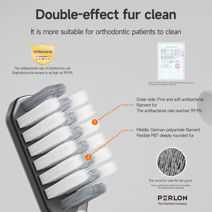 1PCSPortable dust-proof toothpaste and toothbrush storage box for travel, simple home-use mouthwash and washing cup set.