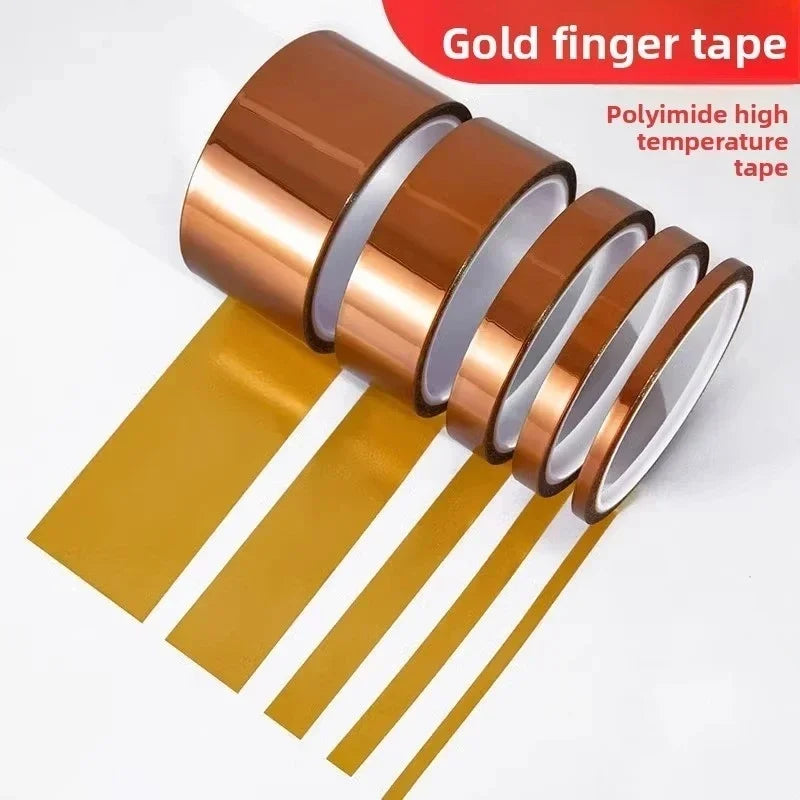 1PC Self Adhesive Tape 33M High Temperature Resistant Tape Electronics Industry Welding Polyimide Capton Insulating Tape