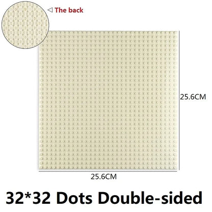 Single Double Sided Classic Base Plates Blocks Plates  32x32 16x16 16x32 Dots DIY Simulated scene Building block base Toy