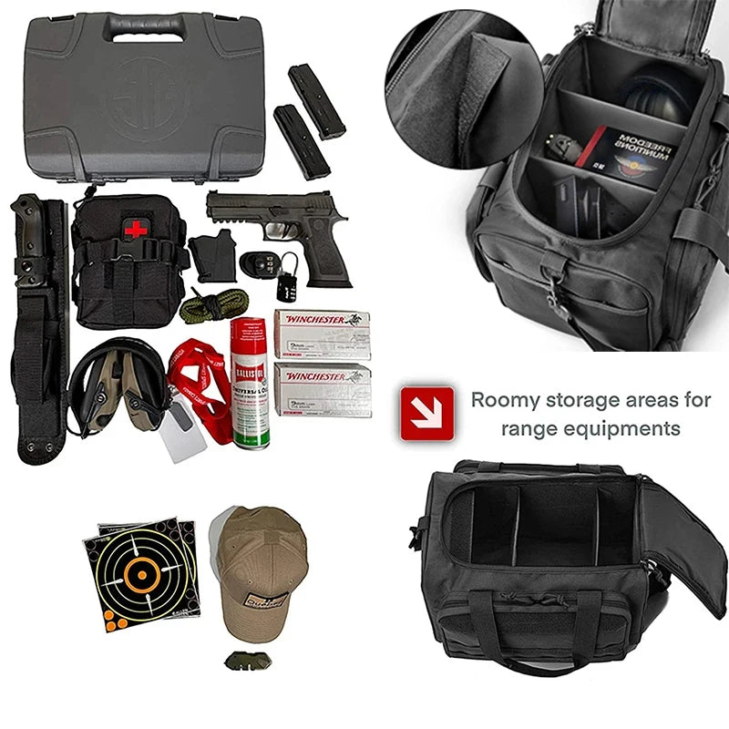 Large Capacity Outdoor Tactical Storage Bag Multi-Functional Sports Handbag Single-Shoulder Tactical Backpack for Sports
