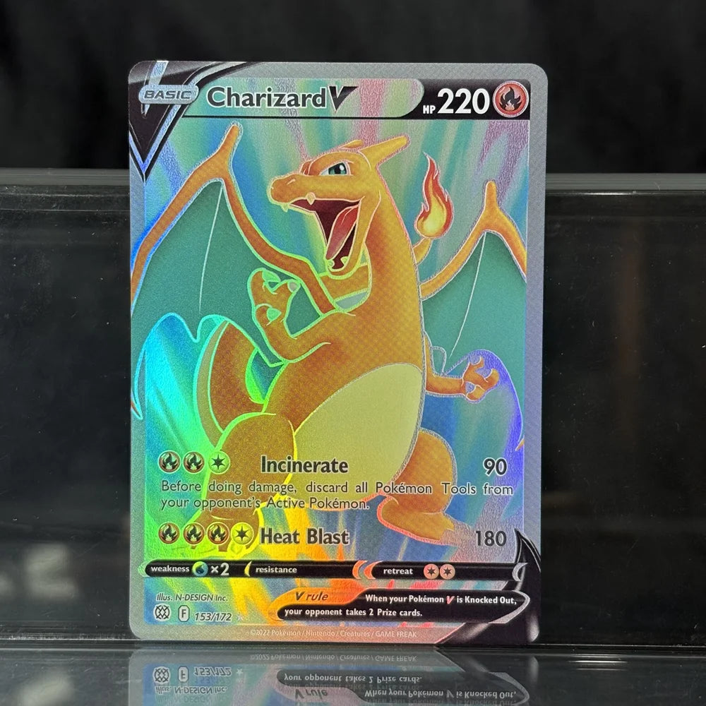 PKM Proxy Card Holographic Sword & Shield Promos and Scarlet & Violet Charizard Hobbies Rare Collection Battle Cards Toys Gifts