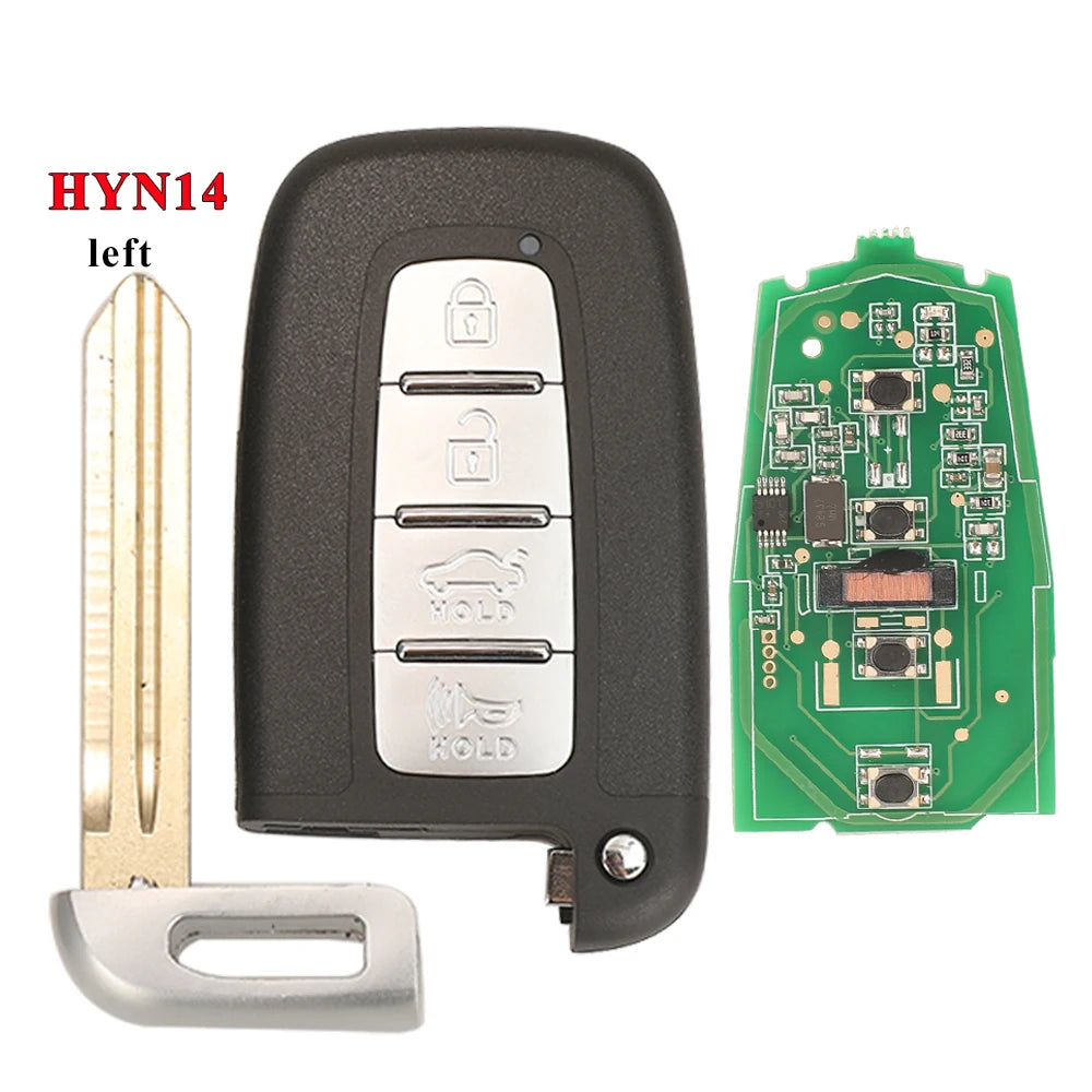 4BT Smart Remote Key 433Mhz ID46 For Kia Forte Soul Rio Borrego Sorento Optima Hyundai I30 IX35 Sonata Genesis Equus Veloster