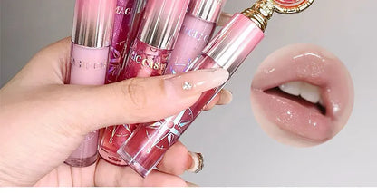 MAGIC CASA Shimmering Lip Gloss — Hydrating and Moisturizing, Mirror Finish, Plumping Glass-Like Lips
