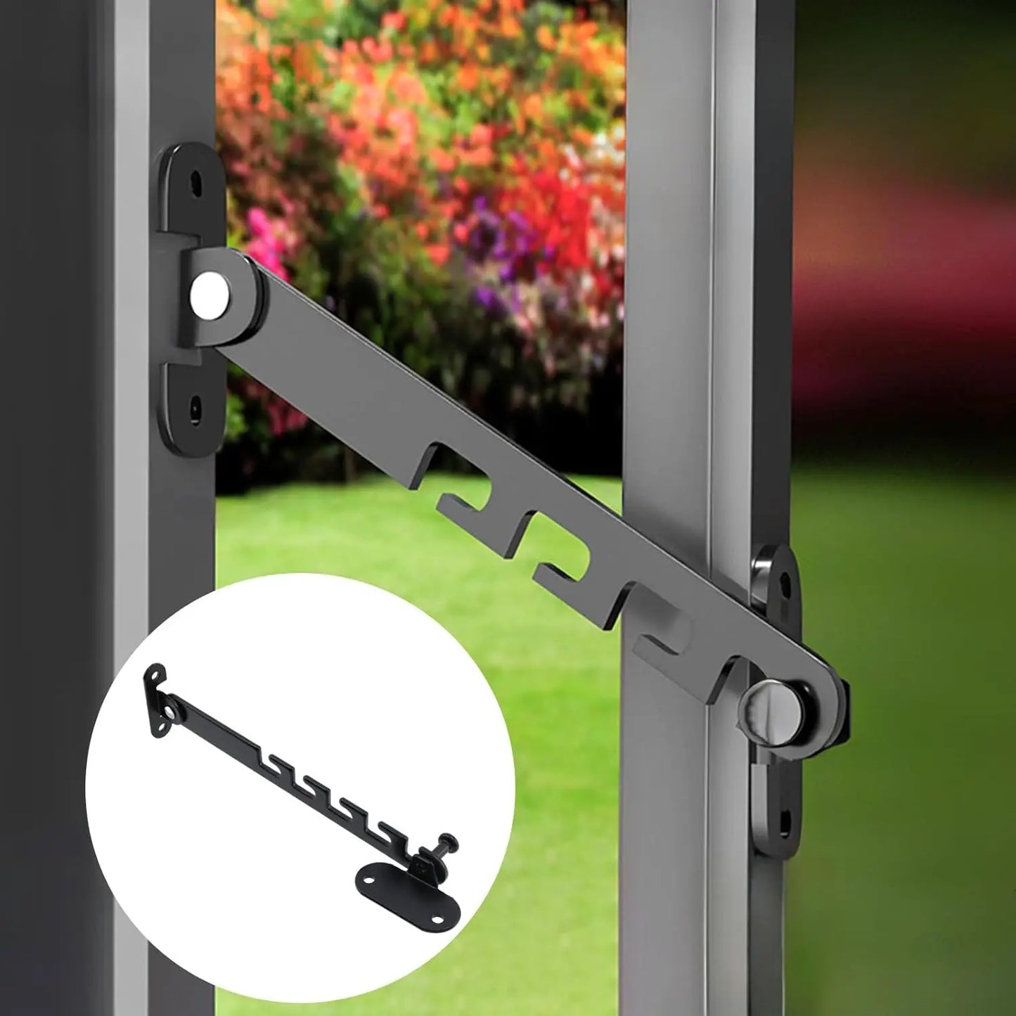 Window Locks Child Safety Window Support Hook Latches Adjustable Limiter Latch Security Bars Flat Cats Child Door Stay Open