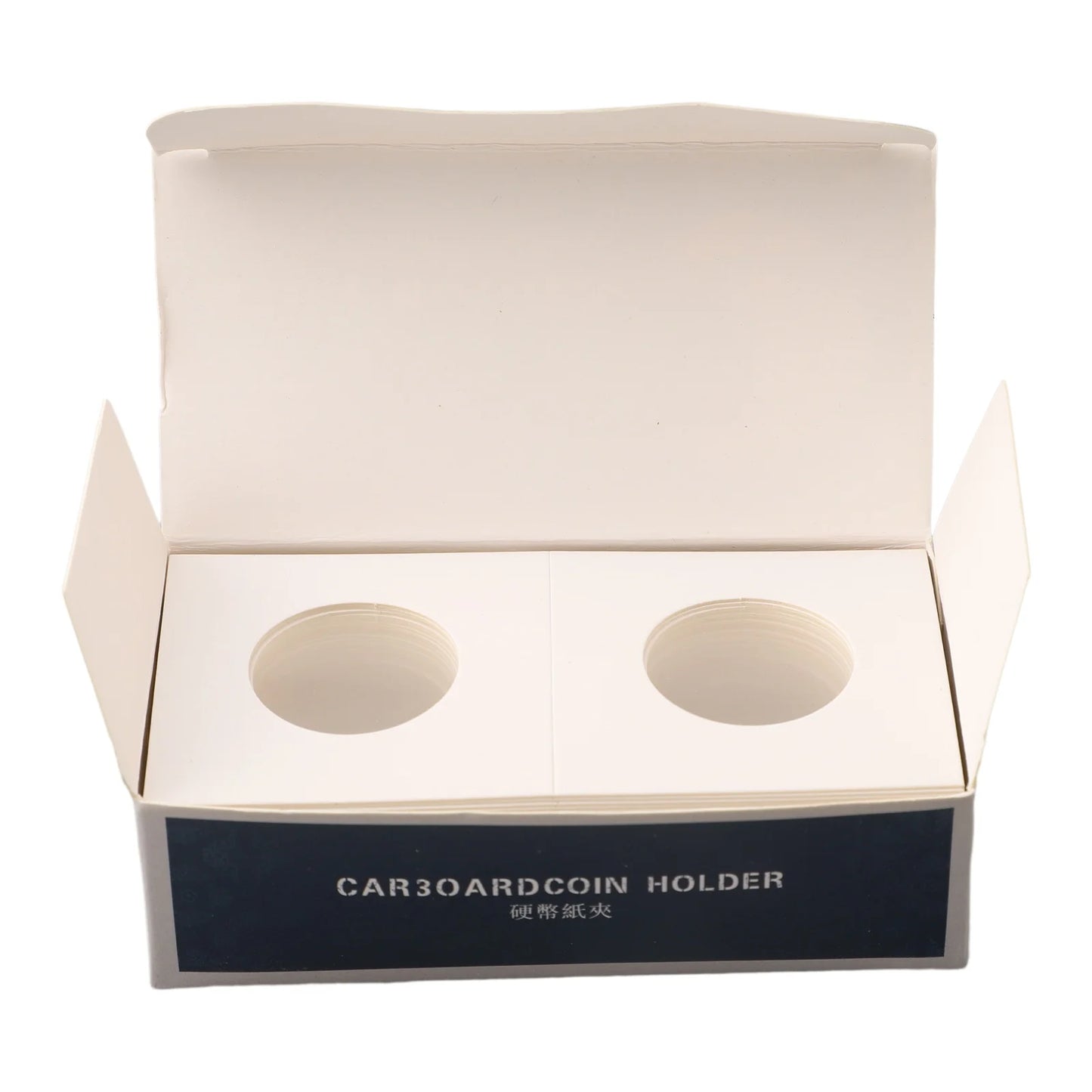 1 Set Coin Storage Stamp Holder Square Cardboard Case Coin Album Collection Coin Holders Flip Clip Coin Capsules Cover Storage