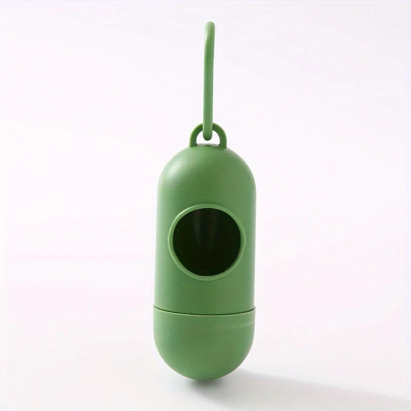 Pill Shaped Poop Bags Dispenser Garbage Holder Dispenser Pet Supplies For Dogs Collars And Leashes
