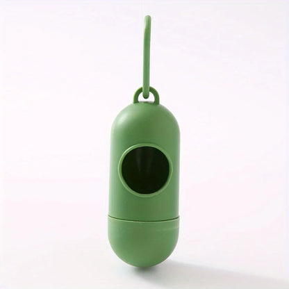 Pill Shaped Poop Bags Dispenser Garbage Holder Dispenser Pet Supplies For Dogs Collars And Leashes