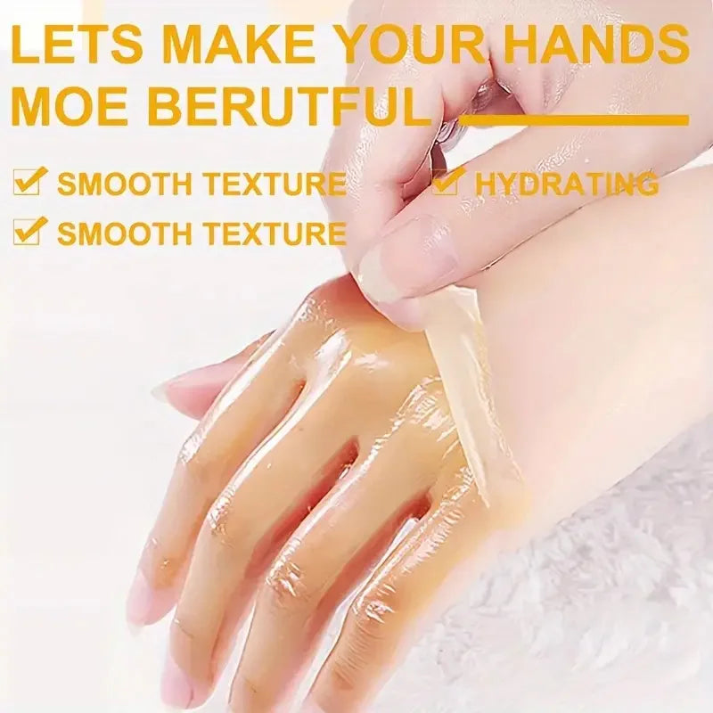 Honey Moisturizing Exfoliating Hand Wax Mask Moisturizing Exfoliating Nourishing Skin 60g
