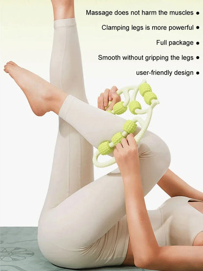 12-Round Slimming & Muscle Relaxation Equipment for Thighs and Calves, Leg Toning Artifact