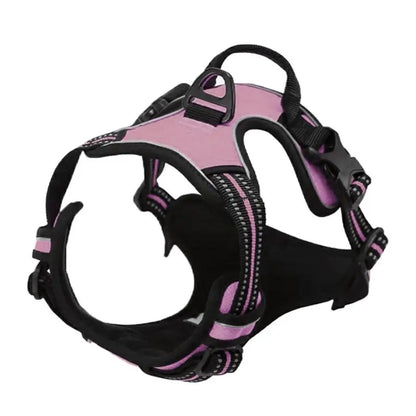 Adjustable No Pull Dog Harness Front Clip Reflective Comfortable Handle for Medium to Large Dogs Walking