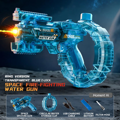 Electric Water Guns For Adults Powerful Squirt Automatic Water Suction Water Blasters Summer Outdoor Beach Toy For boys Kid Gift