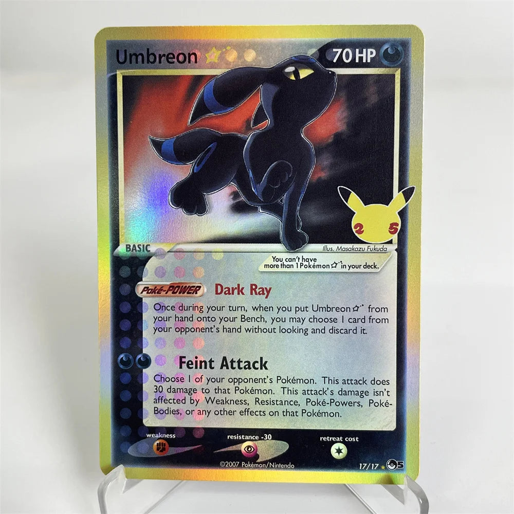 Holographic PKM Collection Cards PTCG Proxy Card Blue Core Paper Card Kids PKM Charizard/Dragonite/Umbreon