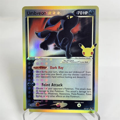 Holographic PKM Collection Cards PTCG Proxy Card Blue Core Paper Card Kids PKM Charizard/Dragonite/Umbreon