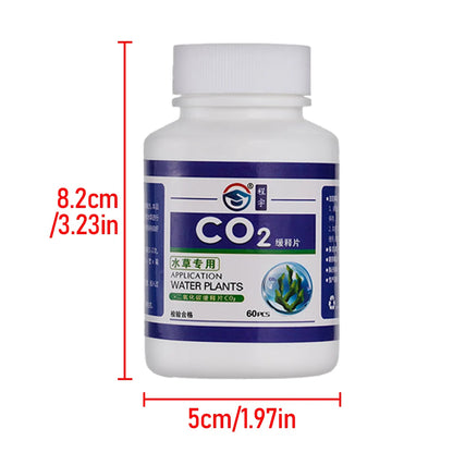 CO2 Tablet Carbon Dioxide Diffuser for Water Plant  Aquatic Leaf Float Grass Fish Aquarium Carbon Dioxide Diffuser Water Plant