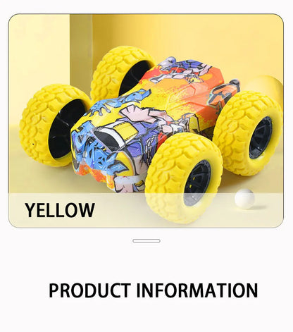 Children's Toy Car Fun Double-Sided Car Inertial Safety Anti-Collision Anti-Fall Kids Model Sliding Off-Road Vehicle