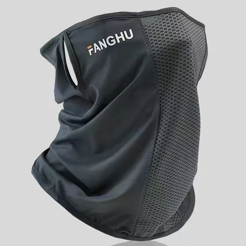 Sun Protection Mask Mesh Breathable Ear Loop Mask Elastic Sunscreen Anti-UV Face Covering Thin Breathable Sports Neck Gaiter